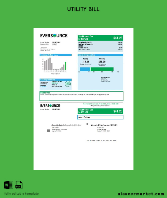 USA Eversource Gaz Fatura Fatura