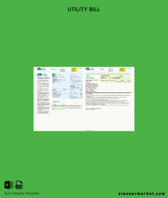 USA LA DWP Fatura Fatura 4 pages, version 2, 3-4 pages
