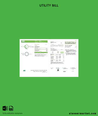 USA Maryland Baltimore Gaz and Electric (BGE) Fatura Fatura (2 pages)