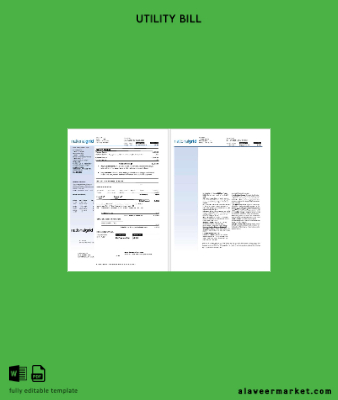USA Kimlik Kartı electric Fatura Fatura 2 pages
