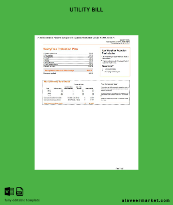 USA Yeni York PSEG Fatura Fatura 5 pages 5