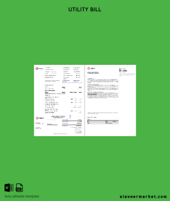 USA Rpublic Services energy Fatura Fatura 2 pages