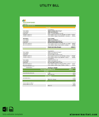 USA ScottishPower Fatura Fatura (3 pages) 3