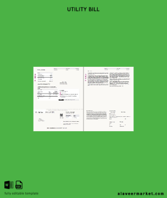 USA T-mobile Fatura Fatura word 2 pages, version 2