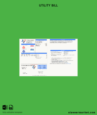 USA Texarkana Su utilities Fatura Fatura 2 pages