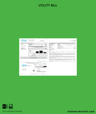 USA Texas Cirro Energy Fatura Fatura Şablon in Word and PDF format (3 pages) 1 2
