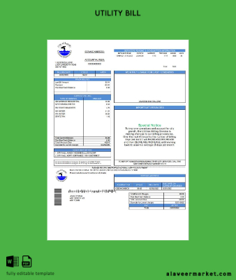 USA Texas City of Laredo Utilities Department Su Fatura Fatura