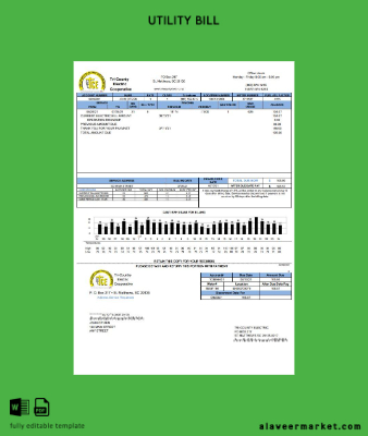 USA Tri-County Electric Cooperative Fatura Fatura word