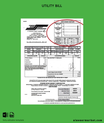USA Wyoming powder river energy Fatura word