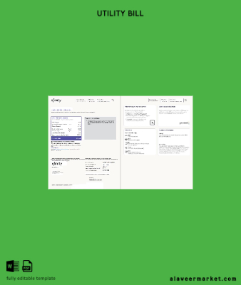 USA Xfinity Fatura Fatura word 3 pages, version 4, 1-2 pages