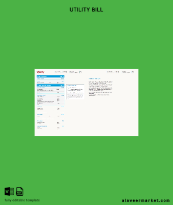 USA Xfinity Fatura Fatura word 4 pages, version 2, 3-4 pages
