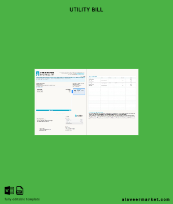 USA YES Energy Management Fatura Fatura word 2 pages
