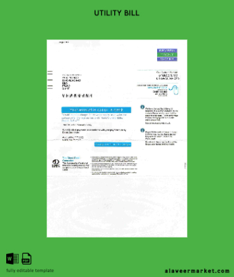 United Kingdom Severn Trent Su Fatura Fatura