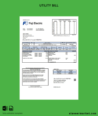 Vietnam Fuji Electric Vietnam Co. Fatura Fatura word